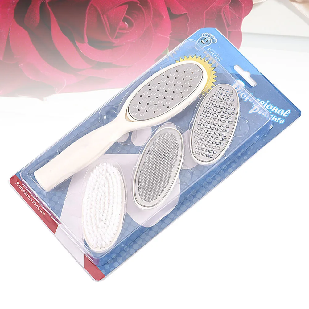 4Pcs High Quality Pedicure Tools Stainless Steel Foot File Brush Callus Remover For Professional And Home Use White
4Pcs High Quality Pedicure Tools Stainless Steel Foot File Brush Callus Remover For Professional And Home Use White