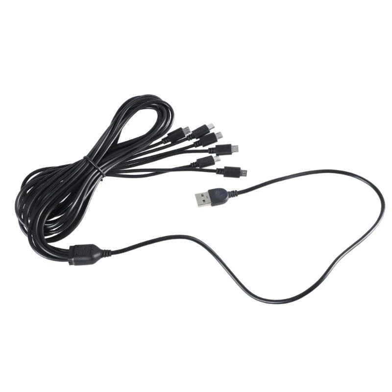 E56B Portable 6 in 1 USB Charging Cable Cord Power Supply Wire for Phones Tablets Headphones with 6pcs USB 5Pin Output
E56B Portable 6 in 1 USB Charging Cable Cord Power Supply Wire for Phones Tablets Headphones with 6pcs USB 5Pin Output