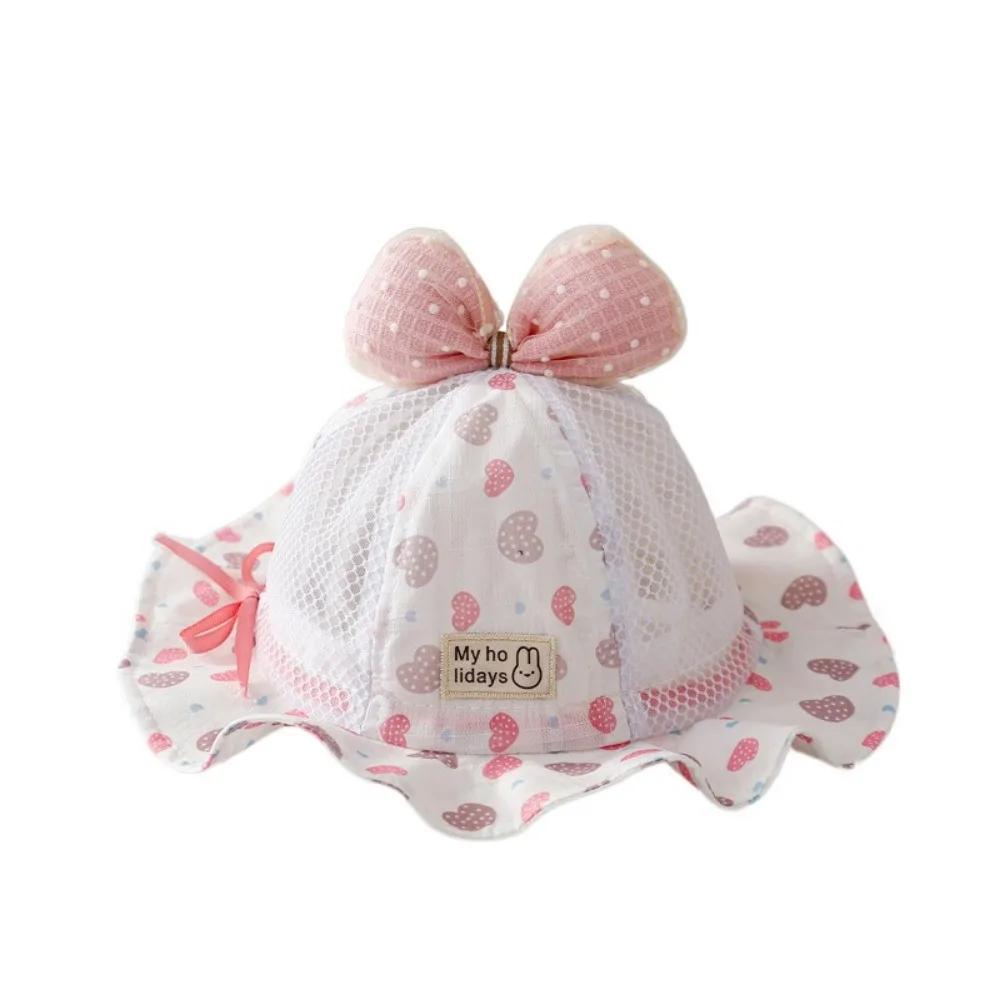 Soft Drawstring Sweet Baby Bucket Hat Adjustable Heart Print Kids Fisherman Hat Thin Mesh Baby Sun Protection Cap Girl
Soft Drawstring Sweet Baby Bucket Hat Adjustable Heart Print Kids Fisherman Hat Thin Mesh Baby Sun Protection Cap Girl