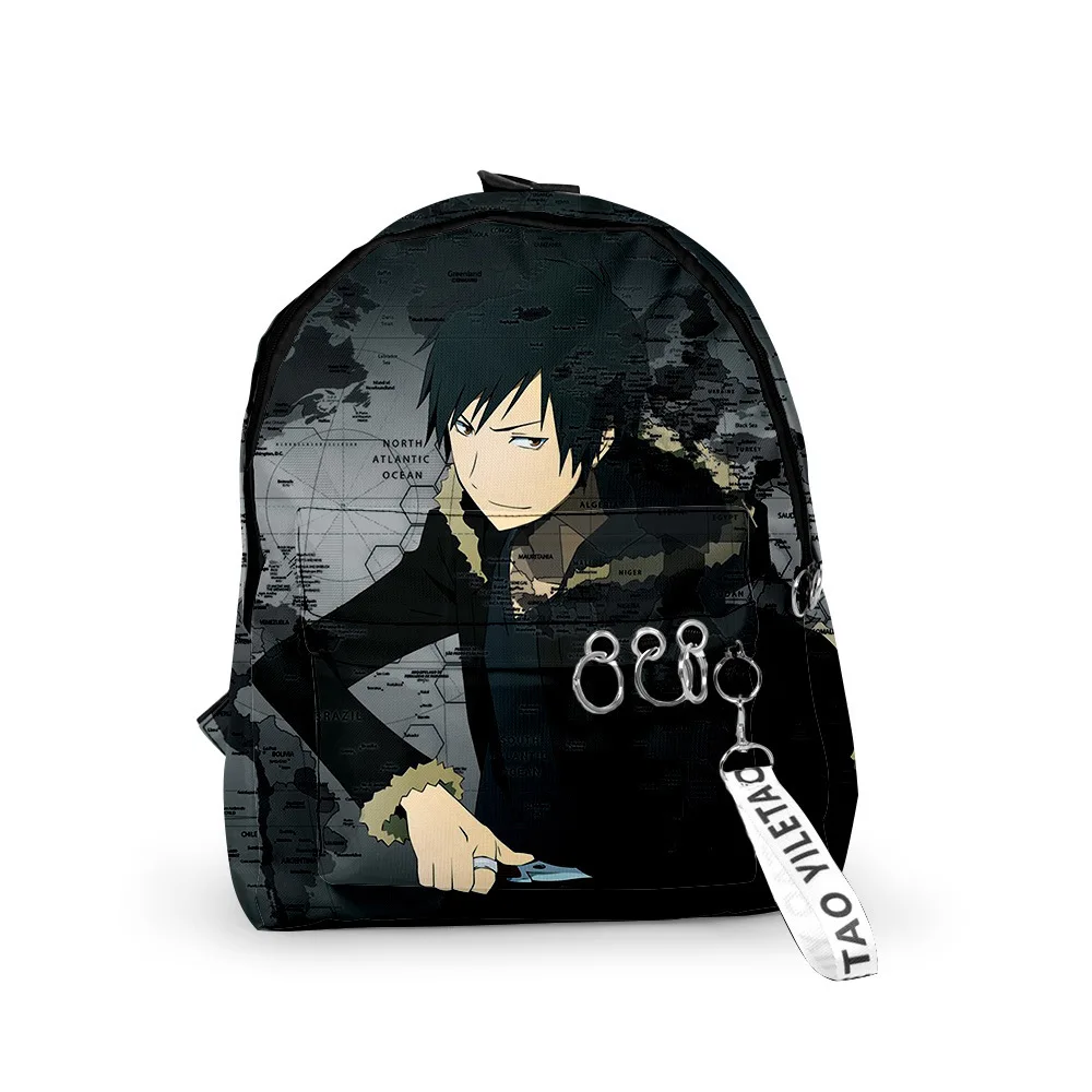 Popular Youthful durarara School Bags Notebook Backpacks Boys/Girls 3D Print Oxford Waterproof Key Chain Small Travel Bags
Popular Youthful durarara School Bags Notebook Backpacks Boys/Girls 3D Print Oxford Waterproof Key Chain Small Travel Bags