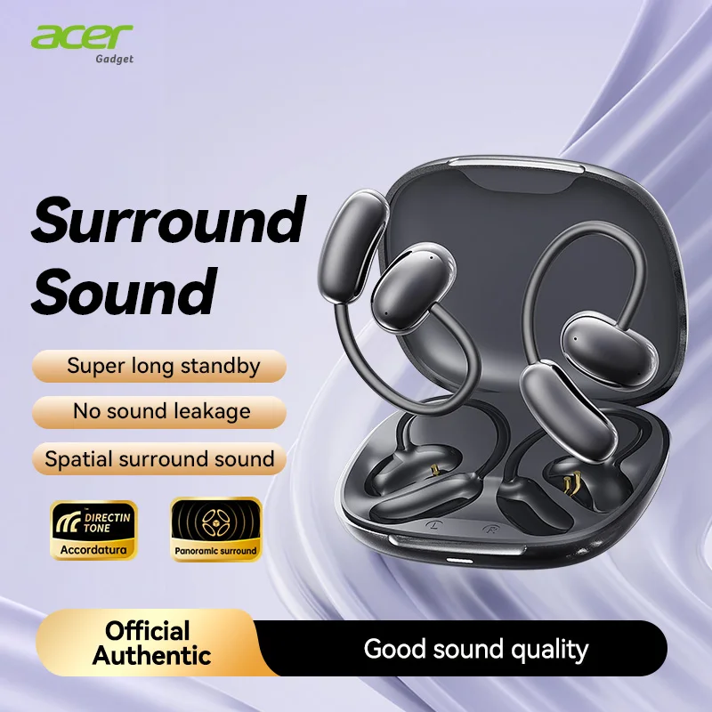 Acer Ohr639 Over-The-Ear Wireless Headphones with Open Design, Comfortable and Secure Fit, Bluetooth 5.4 Chip, Large Diaphragm, High-Definition Sound Quality, Noise Reduction for Calls, Suitable for Sports and Cycling
Acer Ohr639 Over-The-Ear Wireless Headphones with Open Design, Comfortable and Secure Fit, Bluetooth 5.4 Chip, Large Diaphragm, High-Definition Sound Quality, Noise Reduction for Calls, Suitable for Sports and Cycling