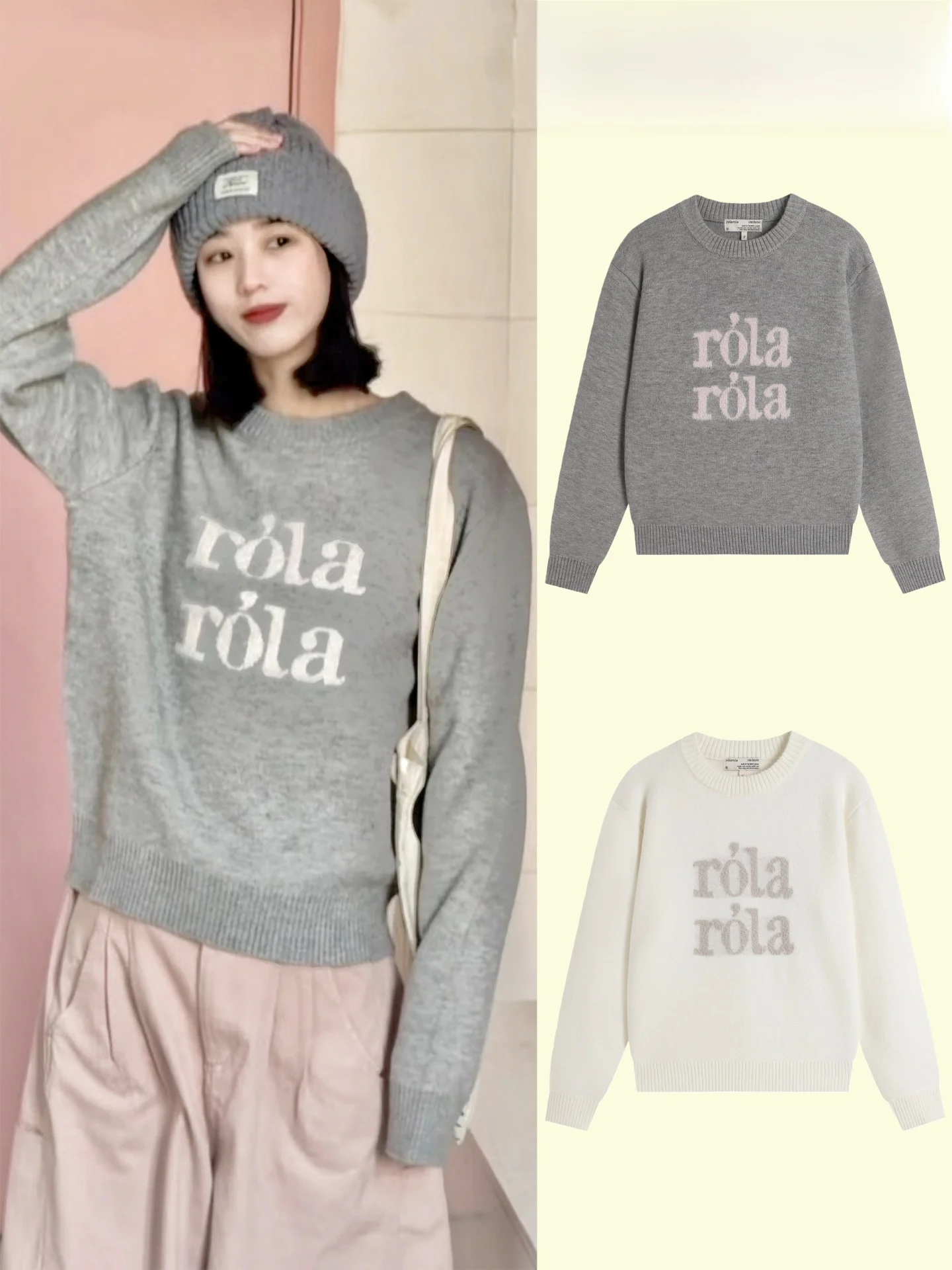 Korean Sle round Ne Letter Sweater Simple Design Long Sve Women's Faion Autumn Winter Sweater Comfortable Fit
Korean Sle round Ne Letter Sweater Simple Design Long Sve Women's Faion Autumn Winter Sweater Comfortable Fit
