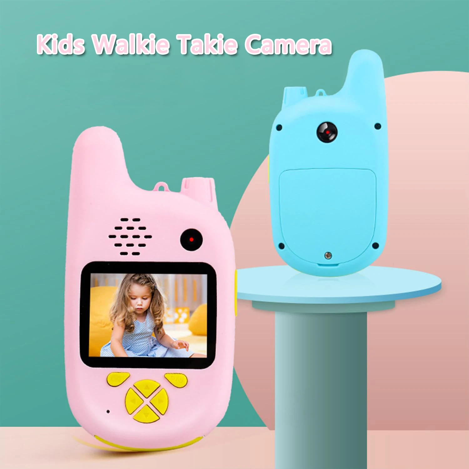 Cartoon Kids walkie Takie Camera For Girls & Boys Toddler Kawaii Toys HD Children Digital Action Camera
Cartoon Kids walkie Takie Camera For Girls & Boys Toddler Kawaii Toys HD Children Digital Action Camera