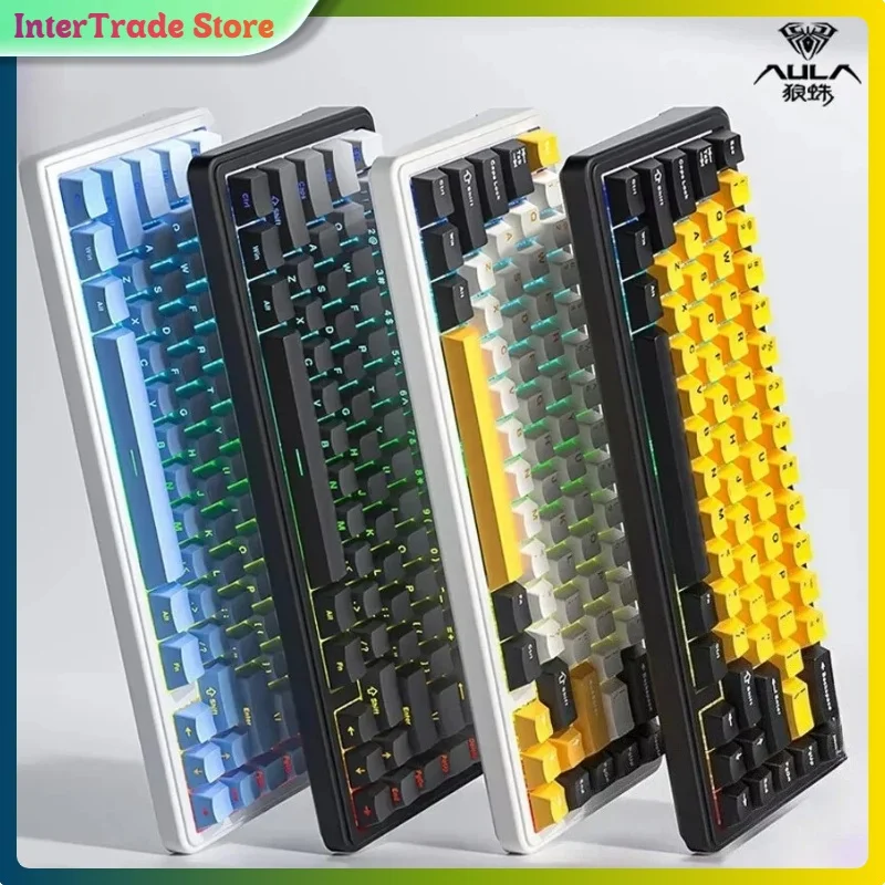 AULA F65 Hot Swappable Mechanical Keyboard Tri Mode Bluetooth 24G Wireless RGB Custom Gaming Keyboard for PC Esports Gifts
AULA F65 Hot Swappable Mechanical Keyboard Tri Mode Bluetooth 24G Wireless RGB Custom Gaming Keyboard for PC Esports Gifts