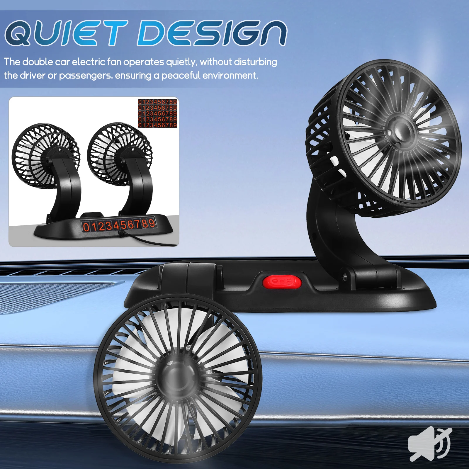 Dual Car For Vehicle Double Electric Foldable Usb Powered Rechargeable Small Fan Portable Dashboard Cooling Quiet Operation Fold
Dual Car For Vehicle Double Electric Foldable Usb Powered Rechargeable Small Fan Portable Dashboard Cooling Quiet Operation Fold