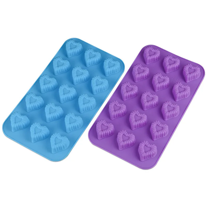 15 Cups Love Heart Shape Silicone Chocolate Mold DIY Candy Ice Baking Mould Wedding Party Cake Decoration
15 Cups Love Heart Shape Silicone Chocolate Mold DIY Candy Ice Baking Mould Wedding Party Cake Decoration