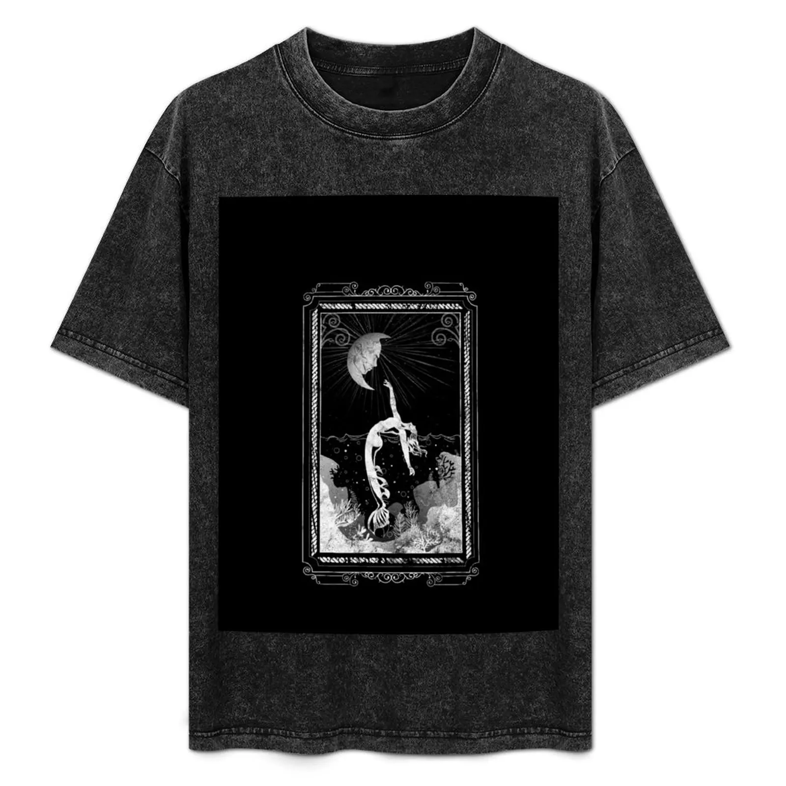 Mermaid- Vintage distressed tarot T-Shirt Gym Exercise Short Sleeve T-Shirt
Mermaid- Vintage distressed tarot T-Shirt Gym Exercise Short Sleeve T-Shirt