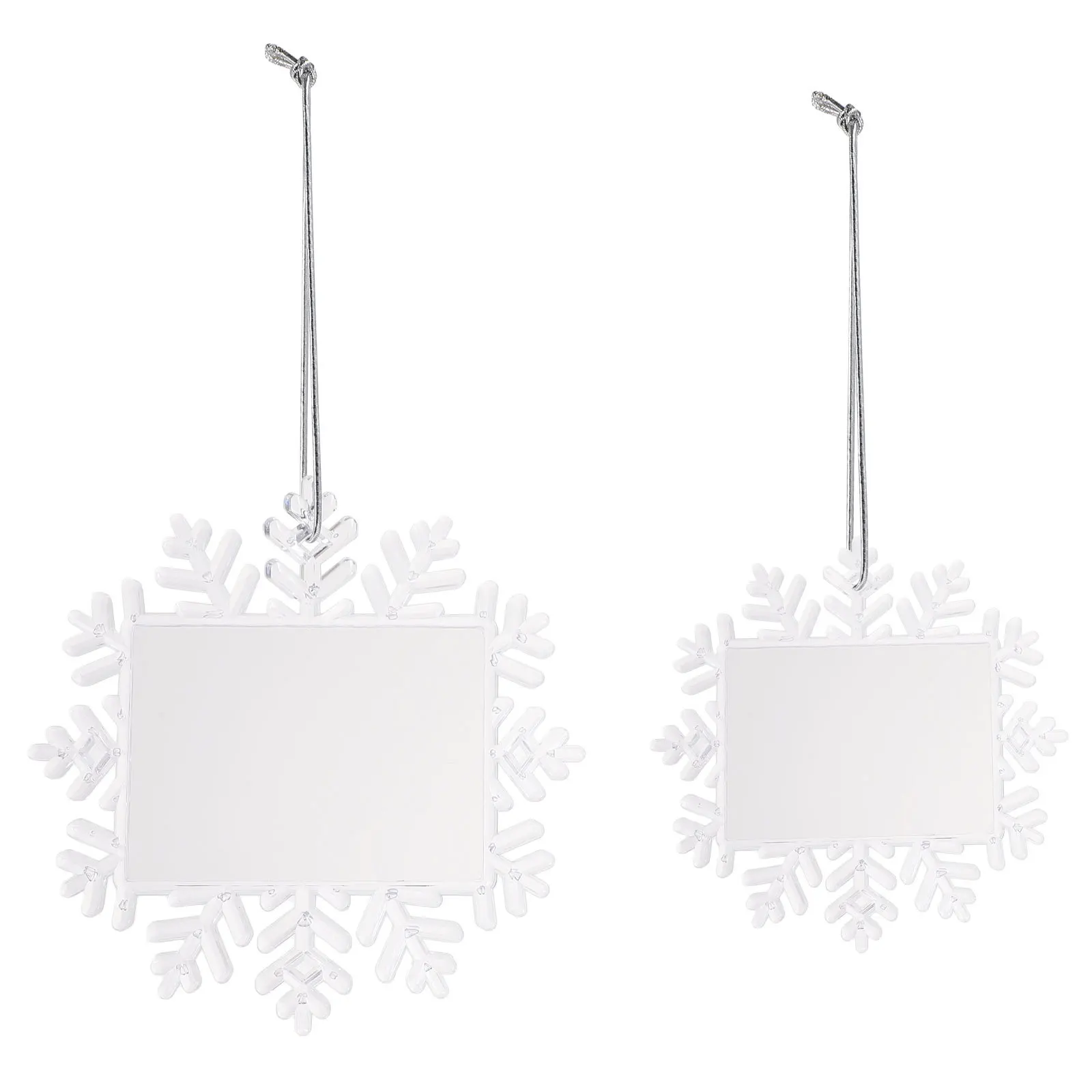 2pcs Snowflake Photo Frame Pendant Christmas Decoration Diy Ornament For Holiday Party Home Decor Hanging Craft
2pcs Snowflake Photo Frame Pendant Christmas Decoration Diy Ornament For Holiday Party Home Decor Hanging Craft