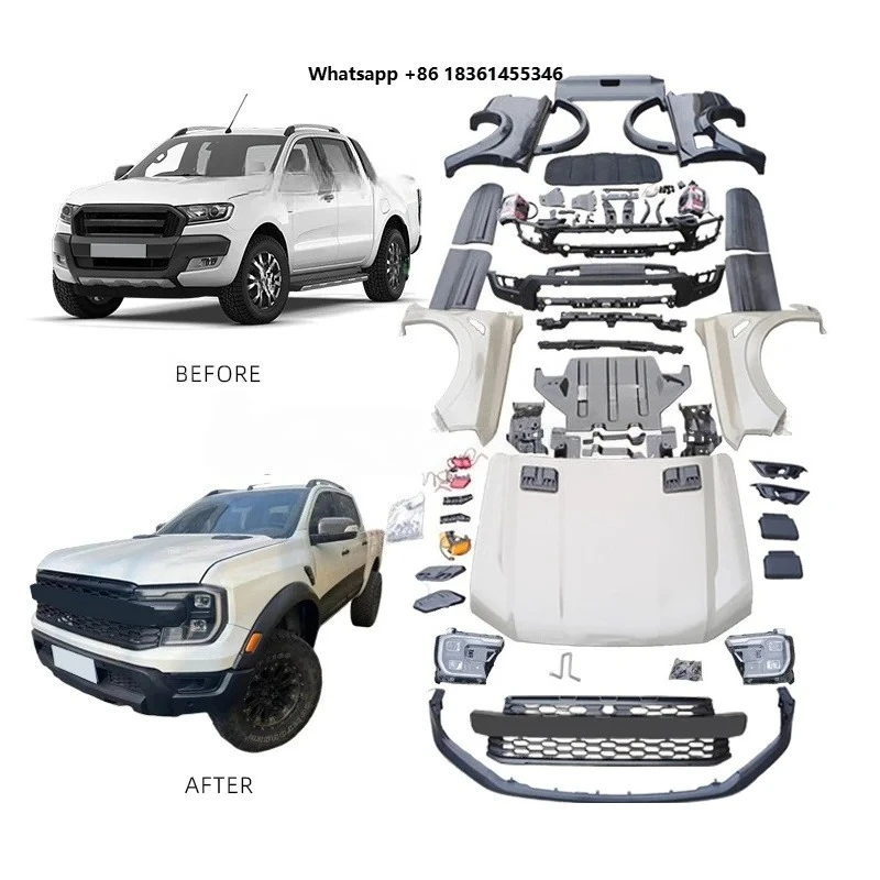 For Car Bumpers Ranger 2012-2021 T6 T7 T8 Upgrade Ranger Raptor 2022 T9 Bodykit High Quality Hot SellingBeHi Auto Wide Body Kit
For Car Bumpers Ranger 2012-2021 T6 T7 T8 Upgrade Ranger Raptor 2022 T9 Bodykit High Quality Hot SellingBeHi Auto Wide Body Kit