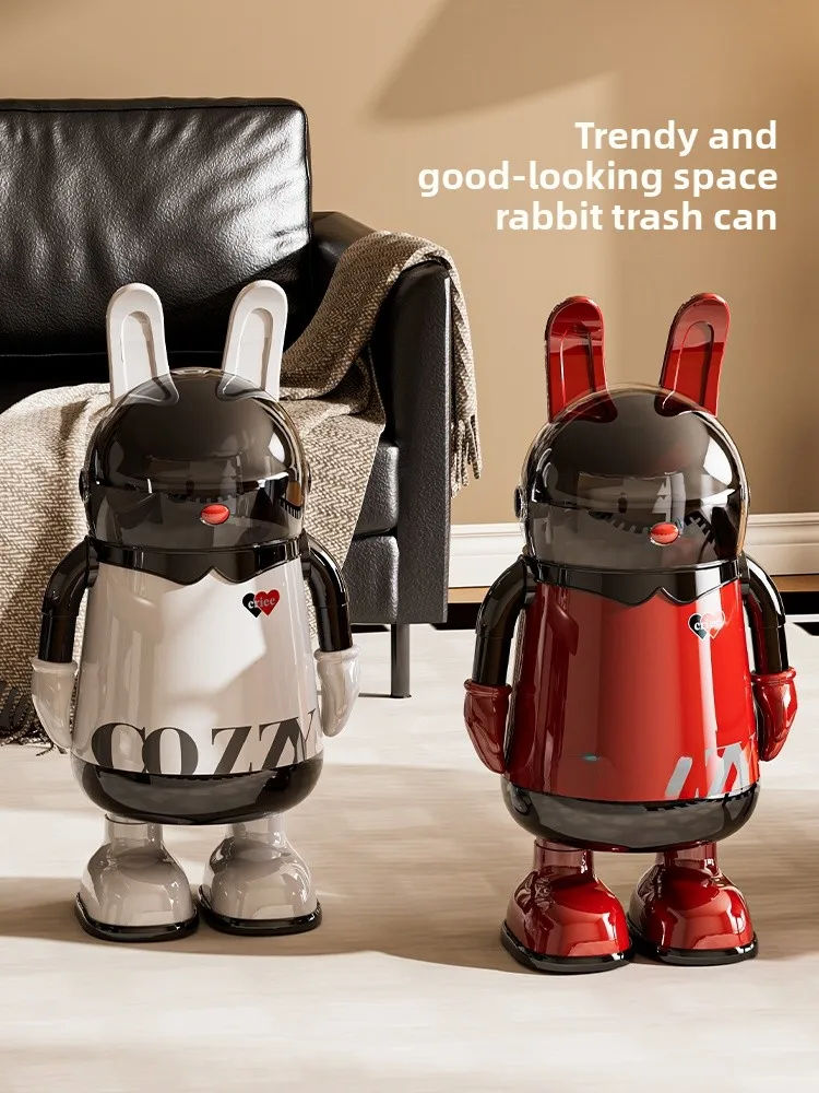 Trendy Space Rabbit Tra Can Sliding Cover Large Capaci Bedroom Non-Tip Storage Buet Home Office Use Thi Material
Trendy Space Rabbit Tra Can Sliding Cover Large Capaci Bedroom Non-Tip Storage Buet Home Office Use Thi Material