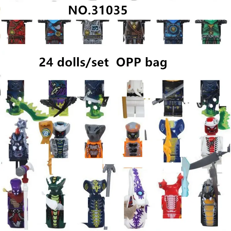 No.31035 24pcs Mini Model Action Figure Building Blocks Compatible Cartoon Anime Cities Kid japanese snake Toys Gifts
No.31035 24pcs Mini Model Action Figure Building Blocks Compatible Cartoon Anime Cities Kid japanese snake Toys Gifts