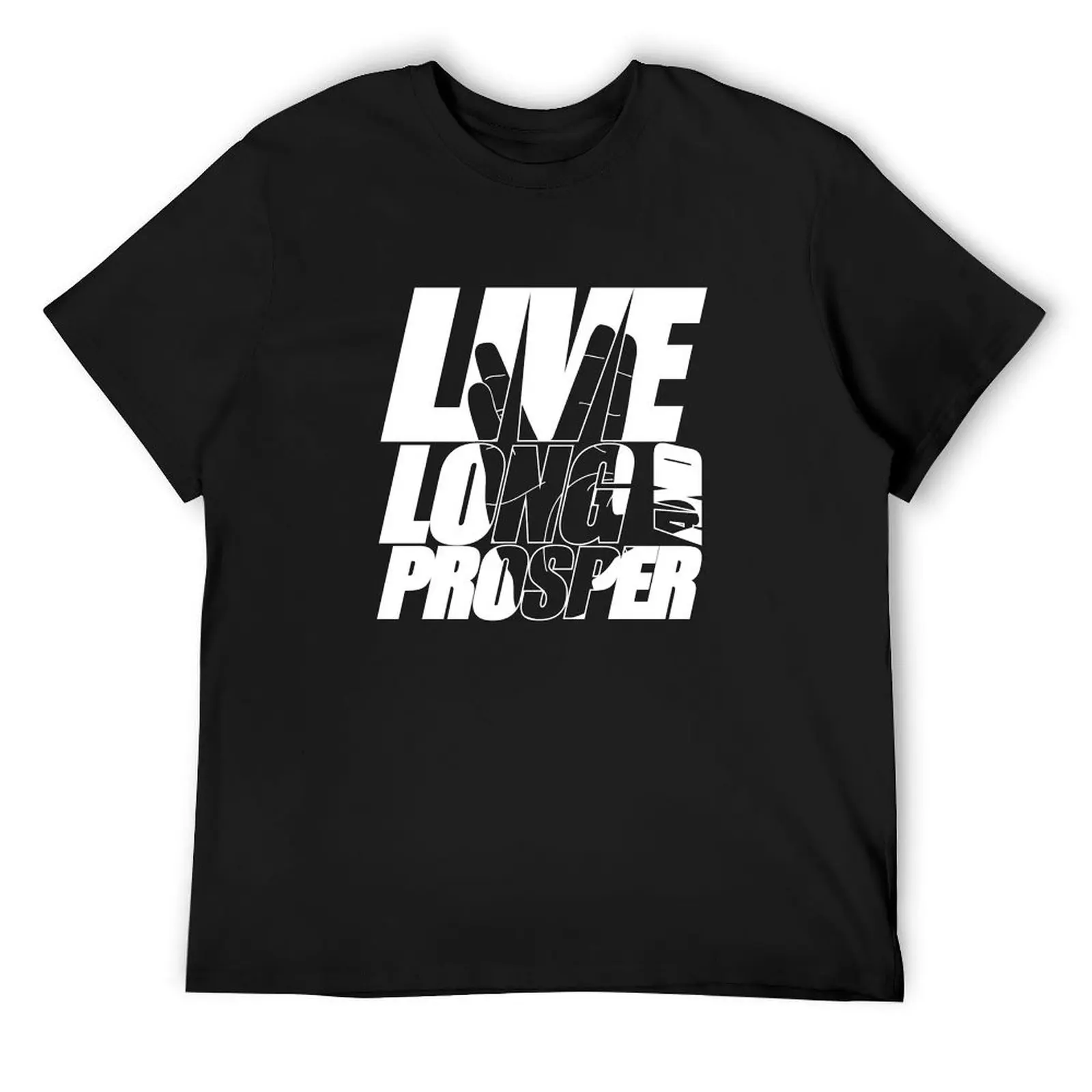 LIVE LONG AND PROSPER Star Trek  Quote Meme slogan with silhouette of the Vulkan Gruss T-Shirt anime stuff Short sleeve tee men 
LIVE LONG AND PROSPER Star Trek  Quote Meme slogan with silhouette of the Vulkan Gruss T-Shirt anime stuff Short sleeve tee men