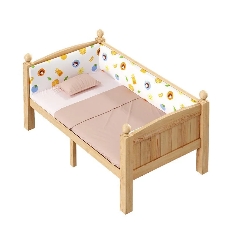 Children's solid wood with guardrail bed circumference soft bag can be widened flange splicing boys and girls side beds
Children's solid wood with guardrail bed circumference soft bag can be widened flange splicing boys and girls side beds