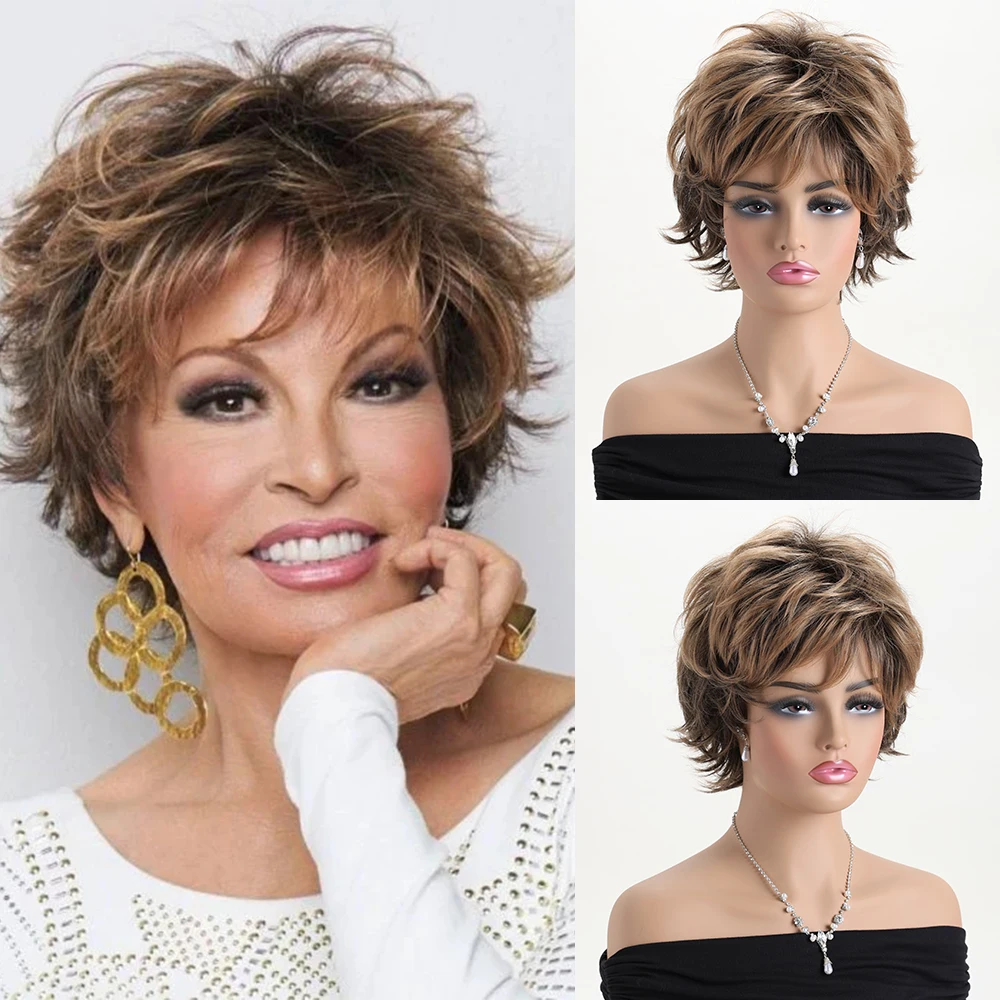 10 Inch Short Curly Synthetic Brown Wigs With Bangs For Women Fluffy Heat Resistant Curly Hair Wigs Suitable For Daily Use
10 Inch Short Curly Synthetic Brown Wigs With Bangs For Women Fluffy Heat Resistant Curly Hair Wigs Suitable For Daily Use