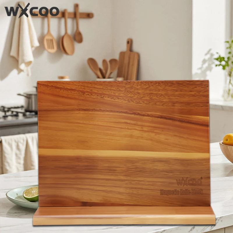 WXCOO Kitchen Holder Acacia Wooden Long Magnetic Knife Block Kitchen Counter Strong Enhanced Magnets Stands Storage Knife Holder
WXCOO Kitchen Holder Acacia Wooden Long Magnetic Knife Block Kitchen Counter Strong Enhanced Magnets Stands Storage Knife Holder