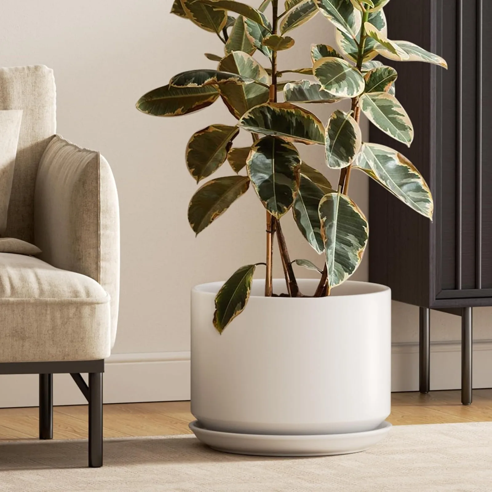 US 12 Inch Pots for Plants, Ceramic Pots Indoor , Pots Home & Office, Modern Flower Fit Mid Century
US 12 Inch Pots for Plants, Ceramic Pots Indoor , Pots Home & Office, Modern Flower Fit Mid Century