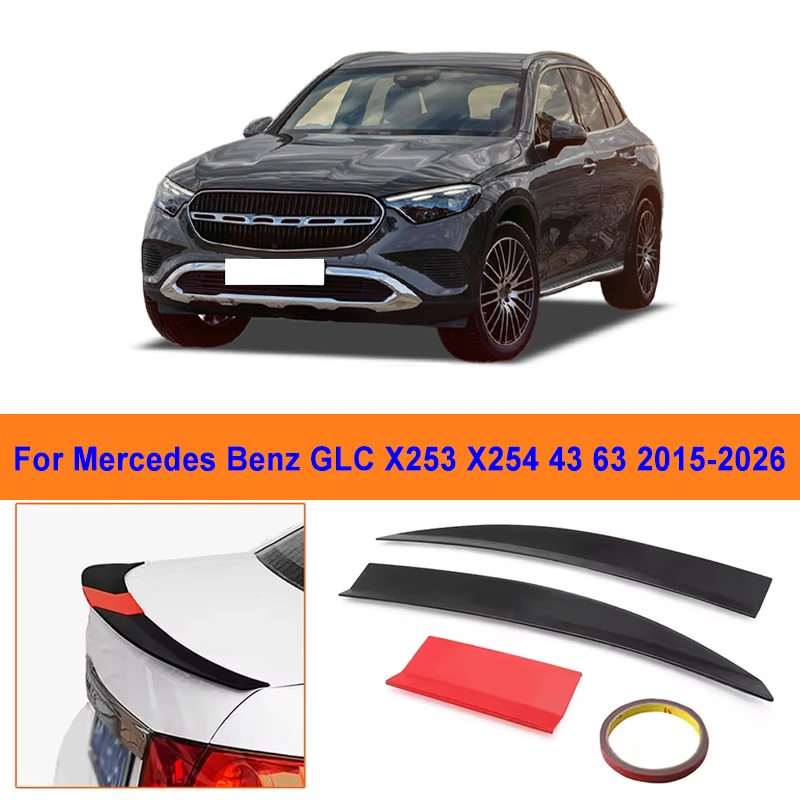 For Benz GLC X253 X254 43 63 2015-2026 3-Section ABS Rear Trunk Spoiler 115-125cm Adjustable Sports Decor Top Wing Car Parts
For Benz GLC X253 X254 43 63 2015-2026 3-Section ABS Rear Trunk Spoiler 115-125cm Adjustable Sports Decor Top Wing Car Parts