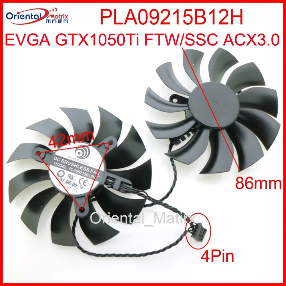 PLA09215B12H 12 В 0,55 А 86 мм 4 контакта для EVGA GTX1050Ti FTW/SSC ACX3.0 Вентилятор охлаждения видеокарты
PLA09215B12H 12 В 0,55 А 86 мм 4 контакта для EVGA GTX1050Ti FTW/SSC ACX3.0 Вентилятор охлаждения видеокарты