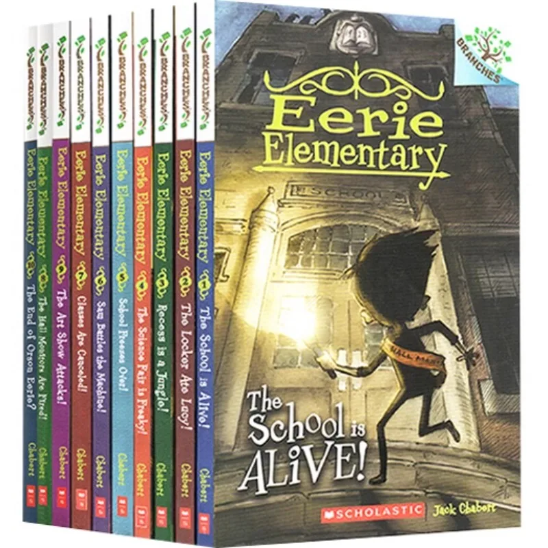 10 Books/Set Eerie Elementary The School Is Alive Children English Picture Funny Comic Story Book Libros
10 Books/Set Eerie Elementary The School Is Alive Children English Picture Funny Comic Story Book Libros