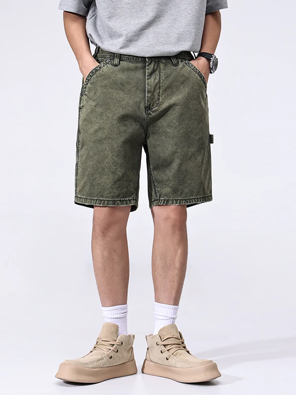High-End Retro Washed Pure Cotton Workwear Men's Jeans Shorts Summer Thin Trendy Loose Straight Leg Medium Waist Jeans
High-End Retro Washed Pure Cotton Workwear Men's Jeans Shorts Summer Thin Trendy Loose Straight Leg Medium Waist Jeans