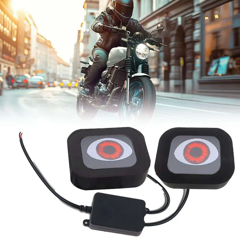 Dynamic Devil Eyes Light for Motorcycle Car Devil Eye Demon Devil Eye Headlight Led 6 Modes Car Headlights with Remote Cont G3B1 
Dynamic Devil Eyes Light for Motorcycle Car Devil Eye Demon Devil Eye Headlight Led 6 Modes Car Headlights with Remote Cont G3B1