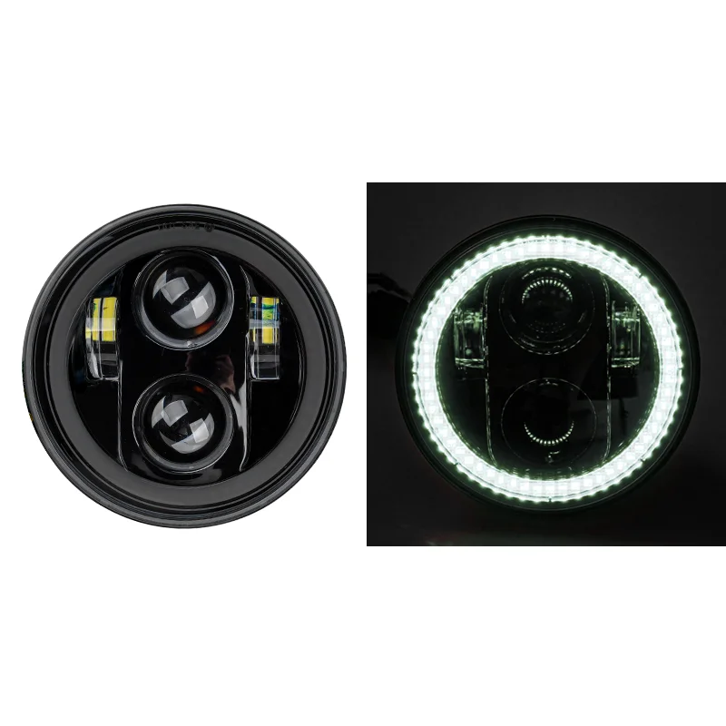 5.75-inch motorcycle headlight LED white light cool full circle light suitable for circular motorcycle lights
5.75-inch motorcycle headlight LED white light cool full circle light suitable for circular motorcycle lights