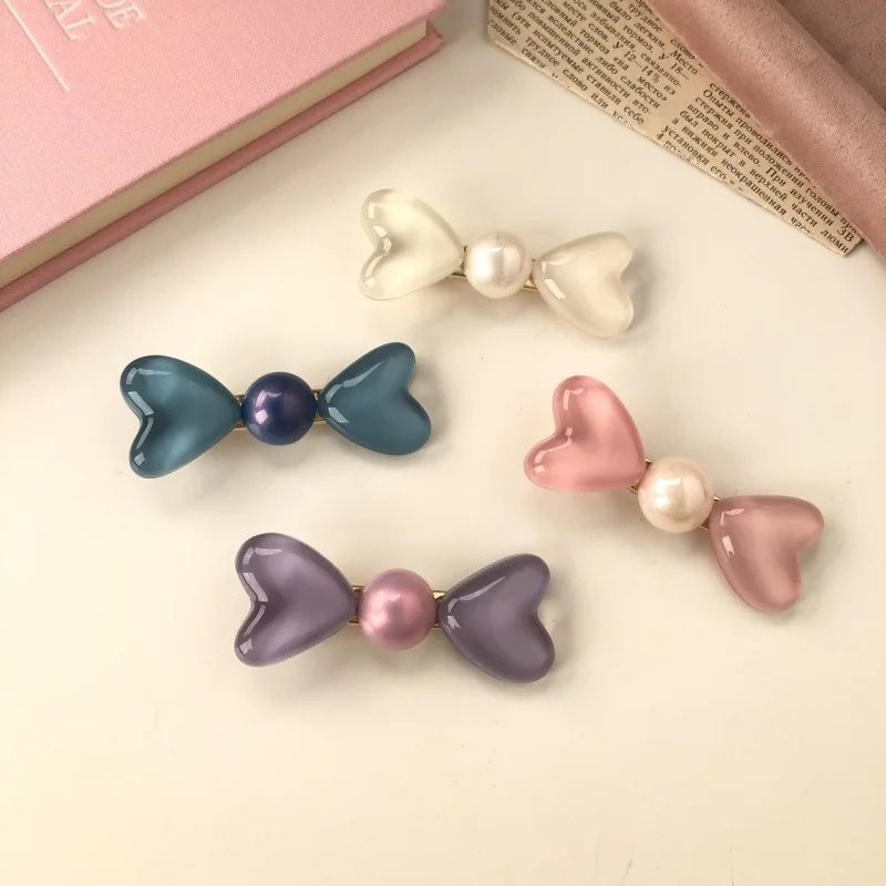 Super Fairy Pearl Hair Side Clip Love Heart Shaped Pearl Bow Bangs Edge Clip Sweet Temperament Women Girls Hair Accessories New
Super Fairy Pearl Hair Side Clip Love Heart Shaped Pearl Bow Bangs Edge Clip Sweet Temperament Women Girls Hair Accessories New
