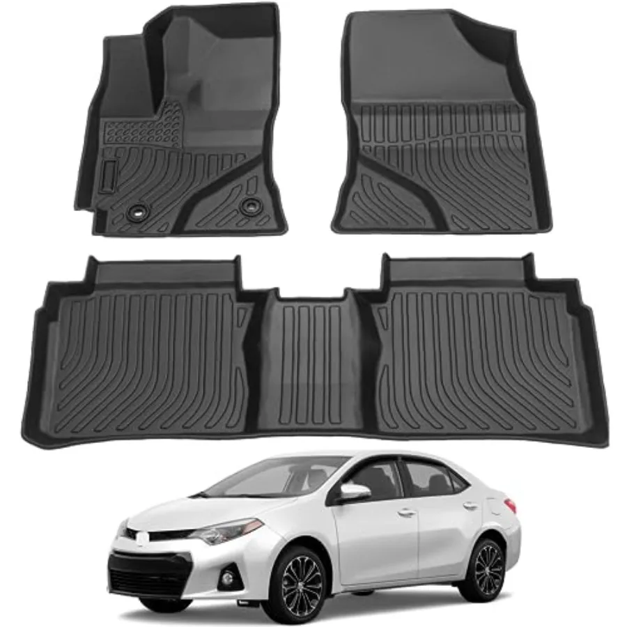 Всепогодные резиновые коврики для Toyota Corolla 2014-2019 (не для версии Hatchback), без запаха, 3D с приподнятыми краями, индивидуальная посадка, полный комплект, лазерная резка
Всепогодные резиновые коврики для Toyota Corolla 2014-2019 (не для версии Hatchback), без запаха, 3D с приподнятыми краями, индивидуальная посадка, полный комплект, лазерная резка
