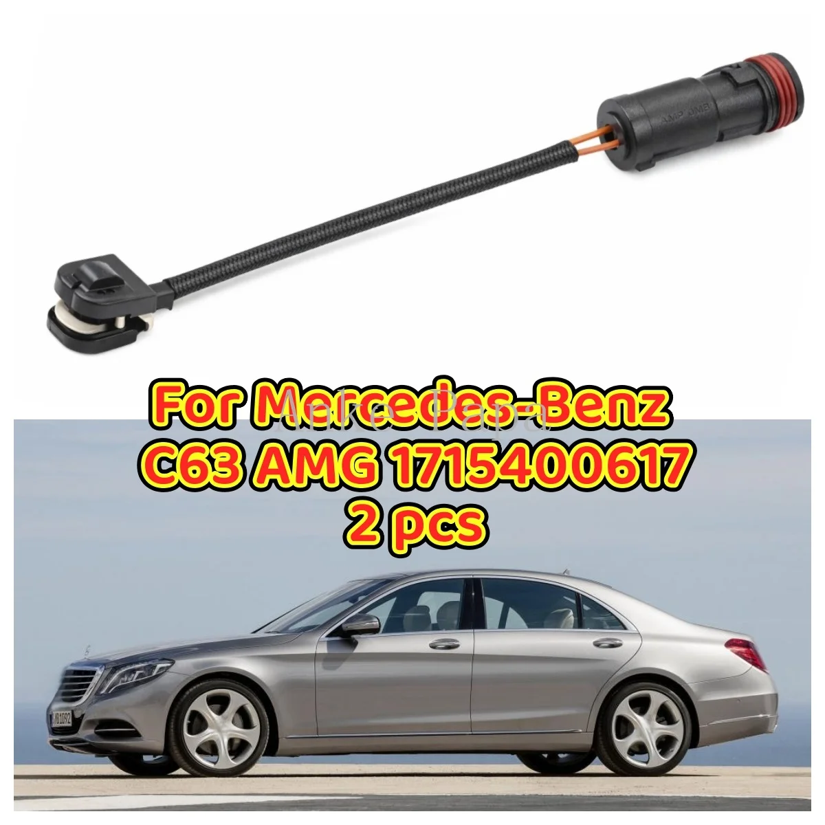 2PCS Brake Pad Wear Sensor OE 1715400617 9065401317 For Mercedes C209 A209 C219 W211 W221 C216 R230 R171 R197
2PCS Brake Pad Wear Sensor OE 1715400617 9065401317 For Mercedes C209 A209 C219 W211 W221 C216 R230 R171 R197