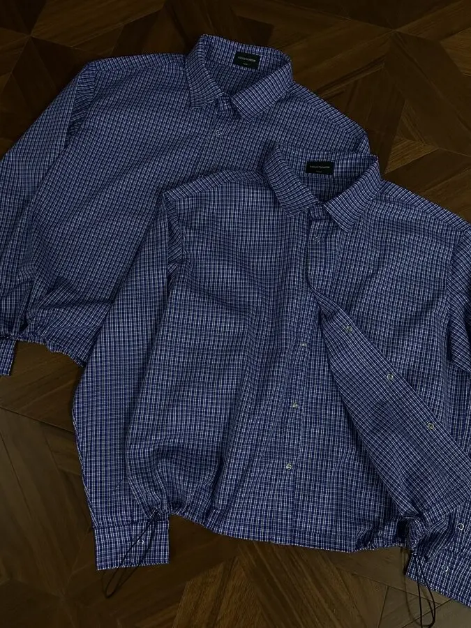 Retro American Blue Plaid Long Sve Men's irt Loose Cheered Cleanfit Commute Coat Polyester Fiber Youth Trend Autumn Sp...
Retro American Blue Plaid Long Sve Men's irt Loose Cheered Cleanfit Commute Coat Polyester Fiber Youth Trend Autumn Sp...