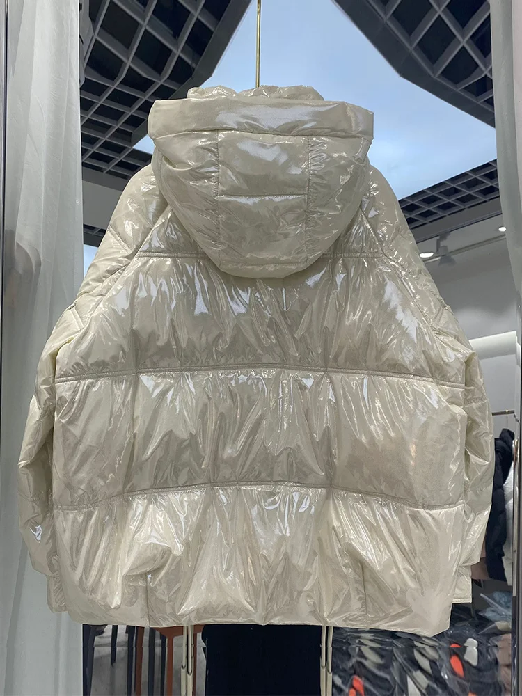 Zipper Winter Women 2023 Warm Puffer New Coat 90% White Duck Down Jacket Casual Female Loose Glossy Short Snow Outwear
Zipper Winter Women 2023 Warm Puffer New Coat 90% White Duck Down Jacket Casual Female Loose Glossy Short Snow Outwear