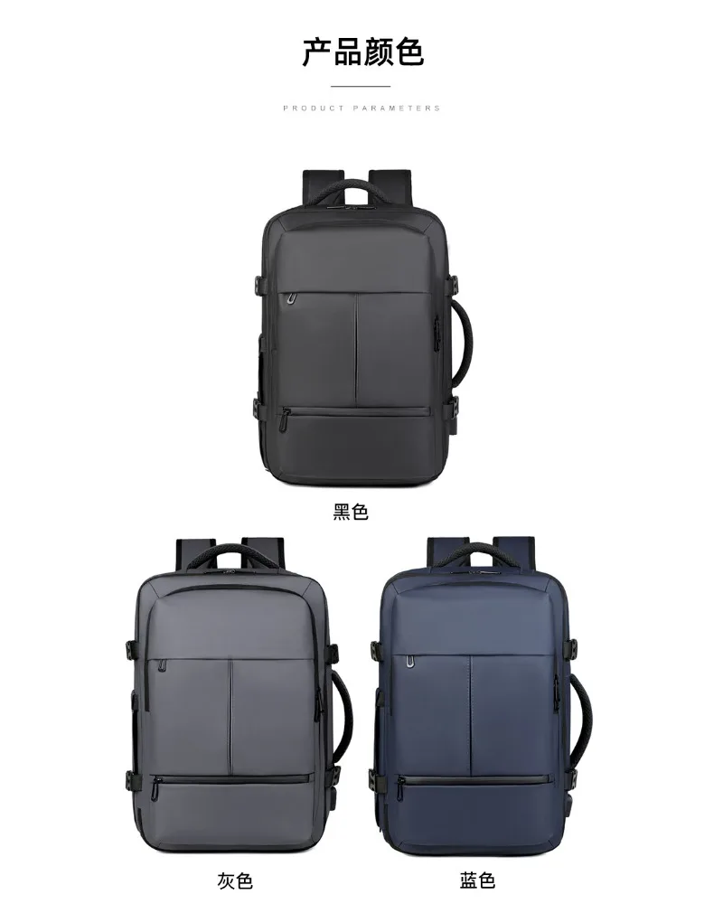 Leather Film Expandable Backpack Roomy Multi Functional Business Travel Laptop Bag For Men
Leather Film Expandable Backpack Roomy Multi Functional Business Travel Laptop Bag For Men