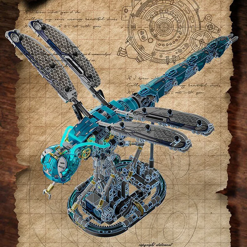 Mechanical Dragonfly Building Blocks Bionic Animal Assembly Building Blocks Toy Model Decoration Item Gift Beautiful and Buildin
Mechanical Dragonfly Building Blocks Bionic Animal Assembly Building Blocks Toy Model Decoration Item Gift Beautiful and Buildin