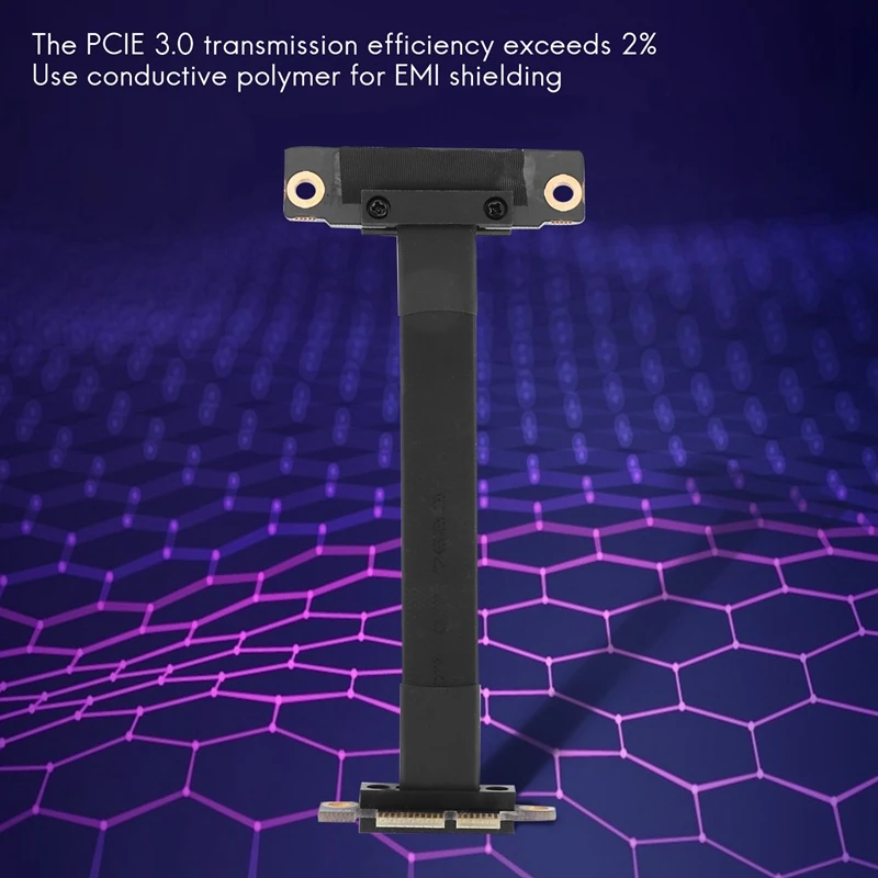 Двойной угловой удлинительный кабель PCIe 3.0 X1 — X1 под углом 90 градусов — 10 см
Двойной угловой удлинительный кабель PCIe 3.0 X1 — X1 под углом 90 градусов — 10 см