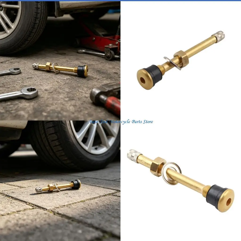 P9FD Professional Grade TR572 Tire Valves 10Pcs Set Heavy Duty Air Valves Stems For Large Vehicles Made Of Anti Rust Brass
P9FD Professional Grade TR572 Tire Valves 10Pcs Set Heavy Duty Air Valves Stems For Large Vehicles Made Of Anti Rust Brass