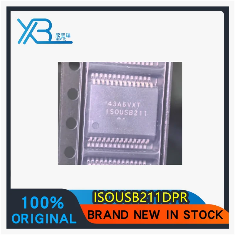 (1/5 шт.) ISOUSB211DPR, маркировка: ISOUSB211 SSOP-28, буфер сигнала USB, абсолютно новый и оригинальный.
(1/5 шт.) ISOUSB211DPR, маркировка: ISOUSB211 SSOP-28, буфер сигнала USB, абсолютно новый и оригинальный.