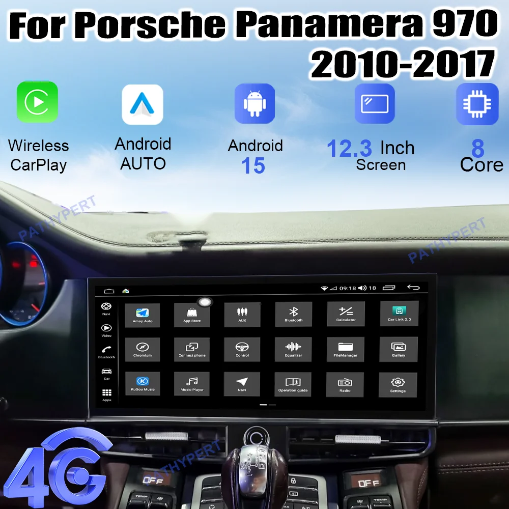 12.3-дюймовый Android 15 беспроводной CarPlay для Porsche Panamera 970 2010-2017 7862SCPU: автомобильный мультимедийный плеер, радио, аудиосистема, GPS, 4G
12.3-дюймовый Android 15 беспроводной CarPlay для Porsche Panamera 970 2010-2017 7862SCPU: автомобильный мультимедийный плеер, радио, аудиосистема, GPS, 4G