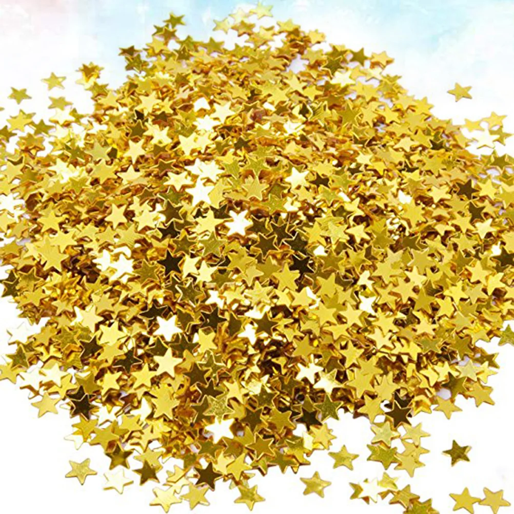 6000pcs 6mm Star Confetti Glitter Metallic Foil Stars Table Decorations for Party Wedding Festival Craft Golden Plastic
6000pcs 6mm Star Confetti Glitter Metallic Foil Stars Table Decorations for Party Wedding Festival Craft Golden Plastic
