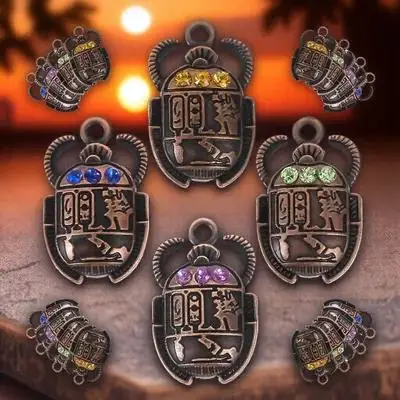 40 шт. подвесок-жуков для изготовления украшений, материалы для рукоделия в египетском стиле, для ожерелий, браслетов, брелоков, оптом
40 шт. подвесок-жуков для изготовления украшений, материалы для рукоделия в египетском стиле, для ожерелий, браслетов, брелоков, оптом