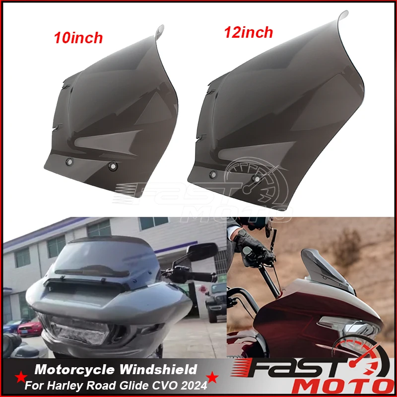 Для Harley Road Glide CVO аксессуар для мотоцикла поликарбонат дым 10 "12" обтекатель лобового стекла щит FLTRXSE 2024
Для Harley Road Glide CVO аксессуар для мотоцикла поликарбонат дым 10 "12" обтекатель лобового стекла щит FLTRXSE 2024