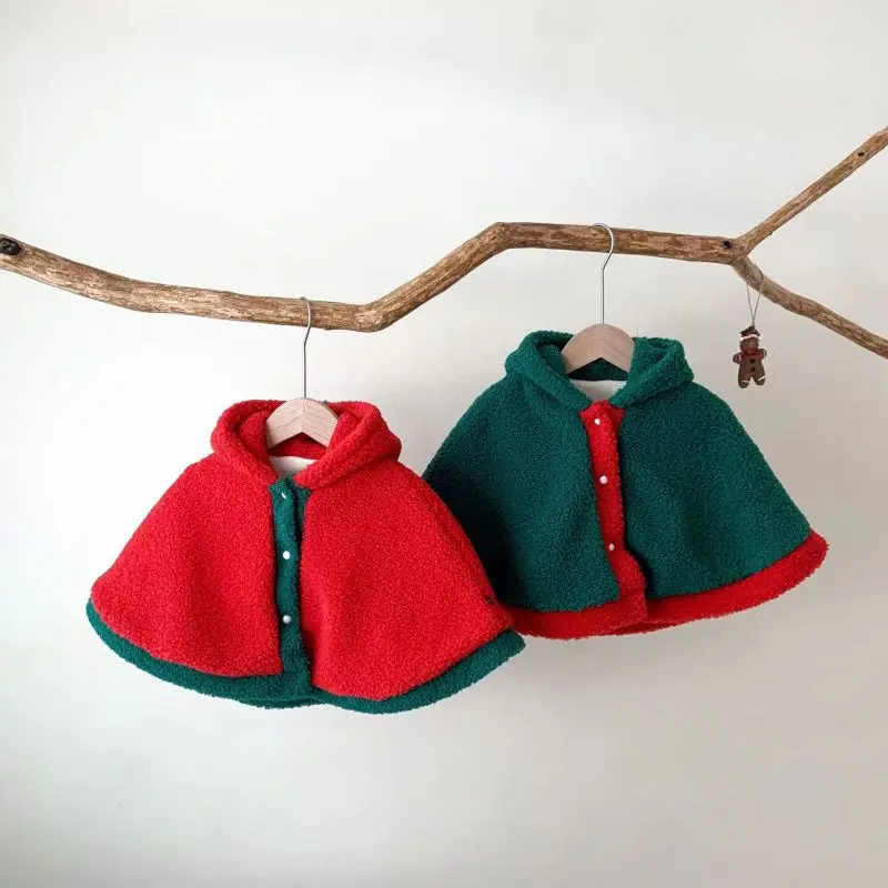 Baby Boy Girl Christmas Cloak Thickened Infant Toddler Child Winter Windproof Warm Cape Jacket Kids Shawl Baby Clothes 0-2Y
Baby Boy Girl Christmas Cloak Thickened Infant Toddler Child Winter Windproof Warm Cape Jacket Kids Shawl Baby Clothes 0-2Y