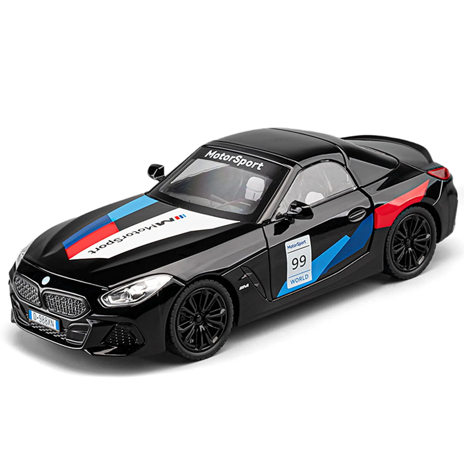 1: 24 BMW Z4 Convertible Foldable Roof Concealed Alloy Car Model Lights Collection Ornament Children's Toys
1: 24 BMW Z4 Convertible Foldable Roof Concealed Alloy Car Model Lights Collection Ornament Children's Toys