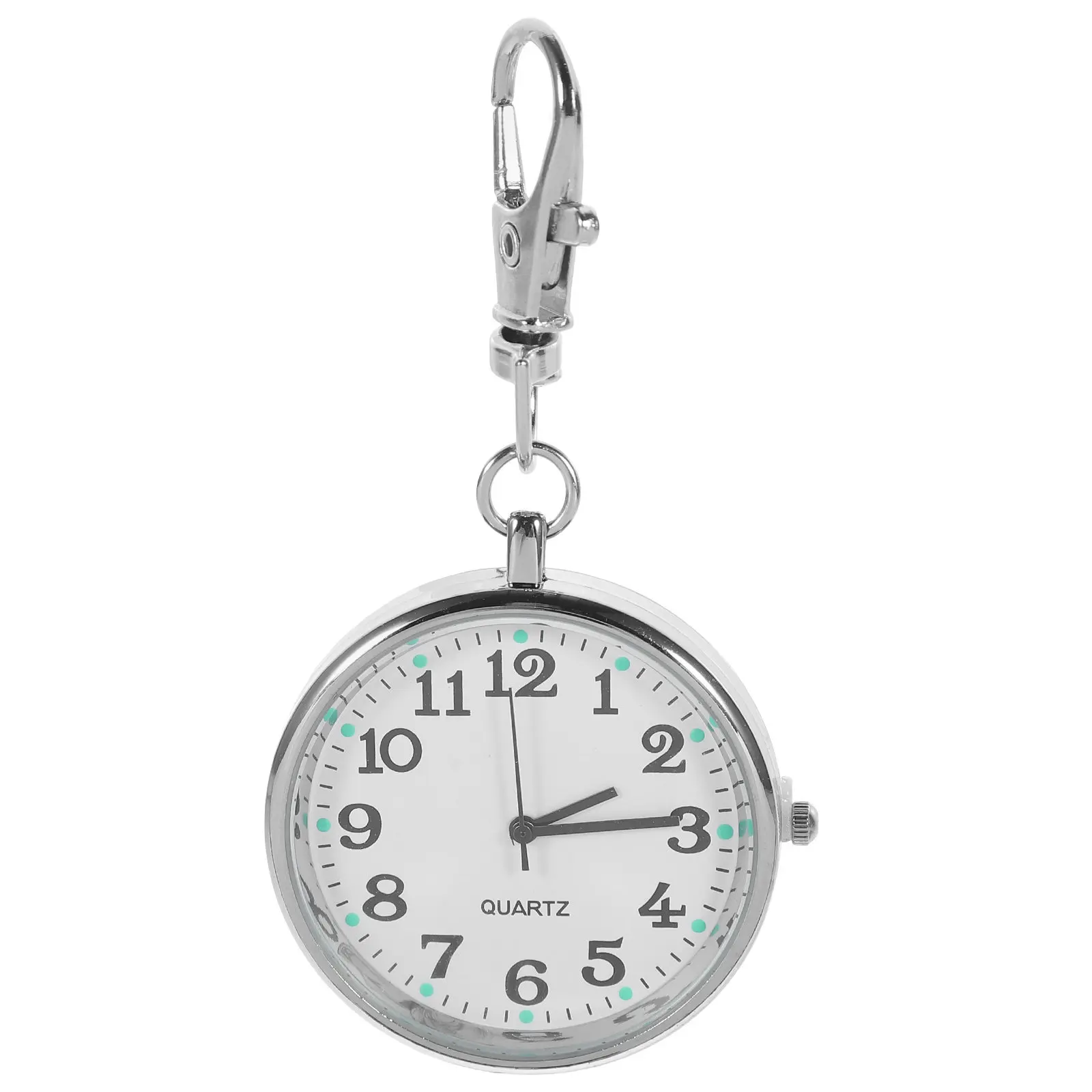 Nurse Watch Hanging Pocket Watch Small Metal Keychain Clip on for Nurses Doctors Clear Pointer Portable Lightweight
Nurse Watch Hanging Pocket Watch Small Metal Keychain Clip on for Nurses Doctors Clear Pointer Portable Lightweight
