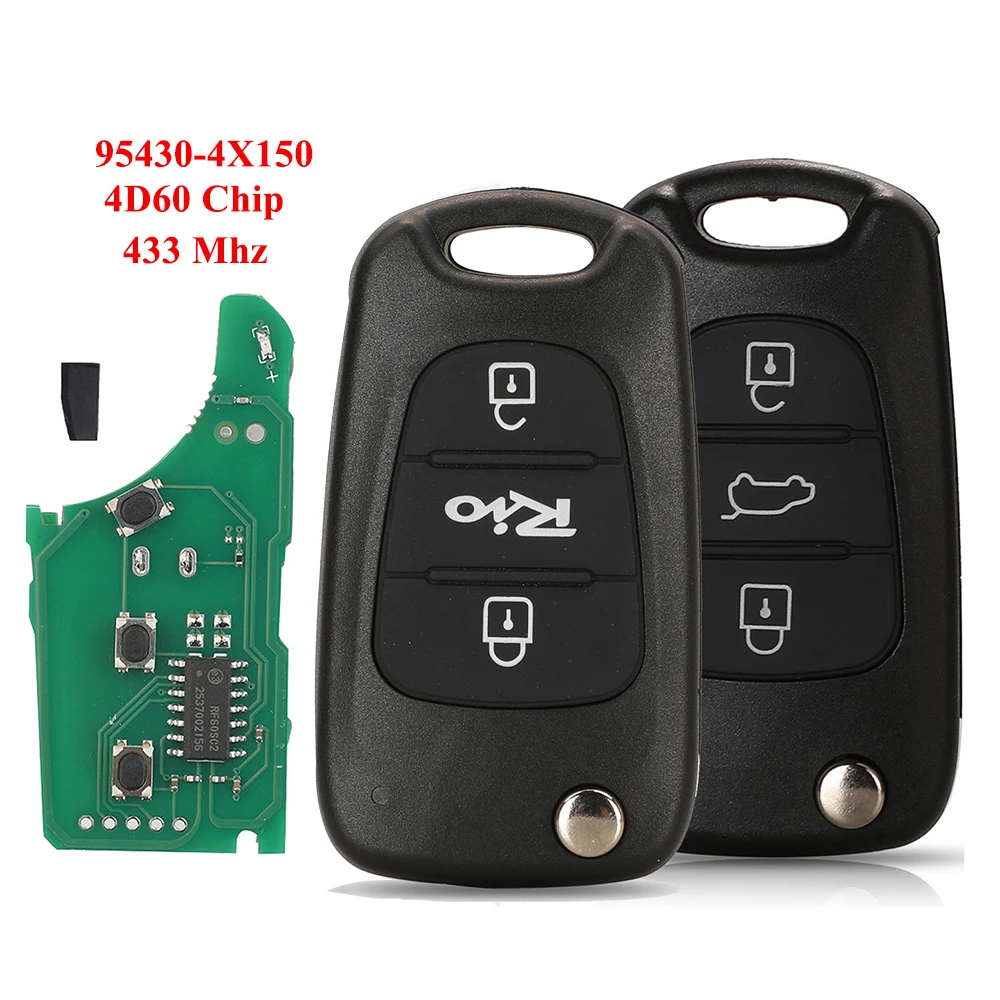 jingyuqin New Remote 433Mhz 4D60 FSK Car Key For Kia K2 RIO TOY48 Blade Folding Case Control 95430-4X150
jingyuqin New Remote 433Mhz 4D60 FSK Car Key For Kia K2 RIO TOY48 Blade Folding Case Control 95430-4X150