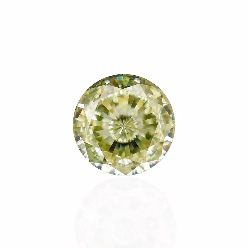 1-4ct Gold Green Color VVS1 Round Moissanite Loose Stones Pass Diamond Test Gra Moissanite Gemstone for Diy Jewelry Making
1-4ct Gold Green Color VVS1 Round Moissanite Loose Stones Pass Diamond Test Gra Moissanite Gemstone for Diy Jewelry Making