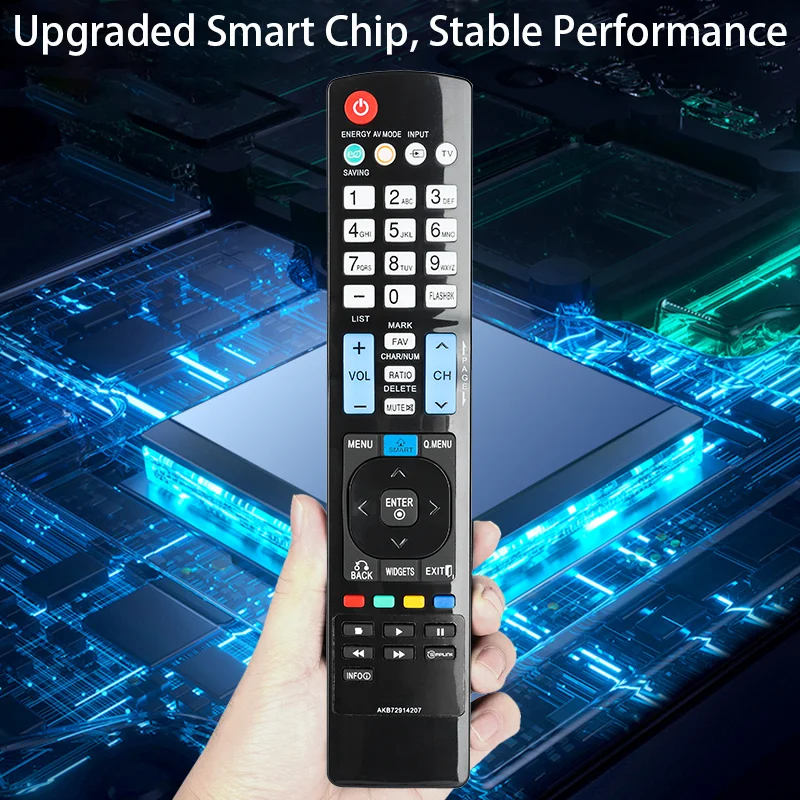 AKB72914207 Remote Control Compatible With LG Smart TV 26LD350 32LD420 32LD450 46LD550 47LD420 47LD650 52LD550 26LE5500
AKB72914207 Remote Control Compatible With LG Smart TV 26LD350 32LD420 32LD450 46LD550 47LD420 47LD650 52LD550 26LE5500