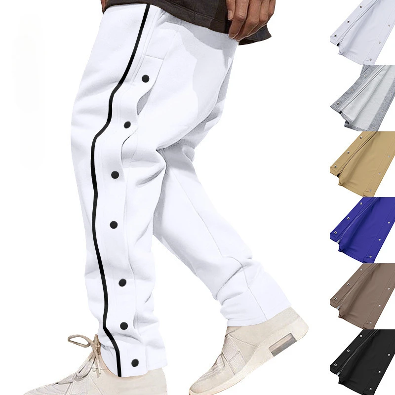 New Autumn Winter Men's Hip-hop High Street Fashion Basketball Side Breasted Tear Sports Casual Loose Pants
New Autumn Winter Men's Hip-hop High Street Fashion Basketball Side Breasted Tear Sports Casual Loose Pants
