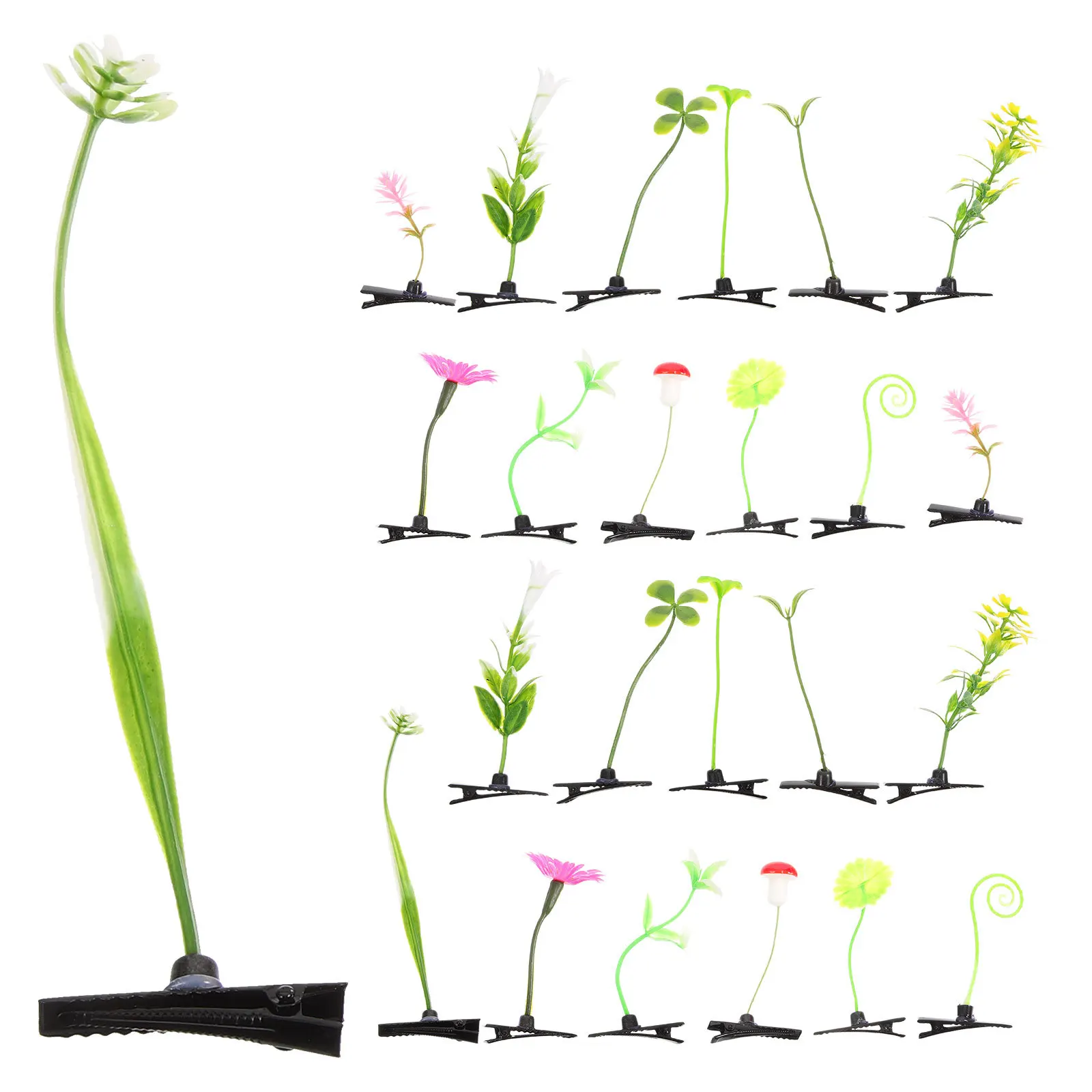24Pcs Simulation Plant Hair Clip Set Small Kawaii Hairpins for Girls Birthday Party Daily Hair Accessories Sprout Clips Festival
24Pcs Simulation Plant Hair Clip Set Small Kawaii Hairpins for Girls Birthday Party Daily Hair Accessories Sprout Clips Festival