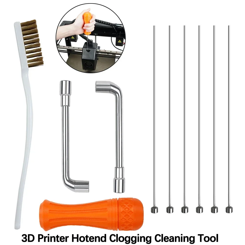 3D Printer No Clogging Cleaner Tool For M6 M7 E3D MK8 Volcano Nozzles Cleaning Tool For Creality K1/K1C/K1 Max/Ender3 V3 Hotend
3D Printer No Clogging Cleaner Tool For M6 M7 E3D MK8 Volcano Nozzles Cleaning Tool For Creality K1/K1C/K1 Max/Ender3 V3 Hotend