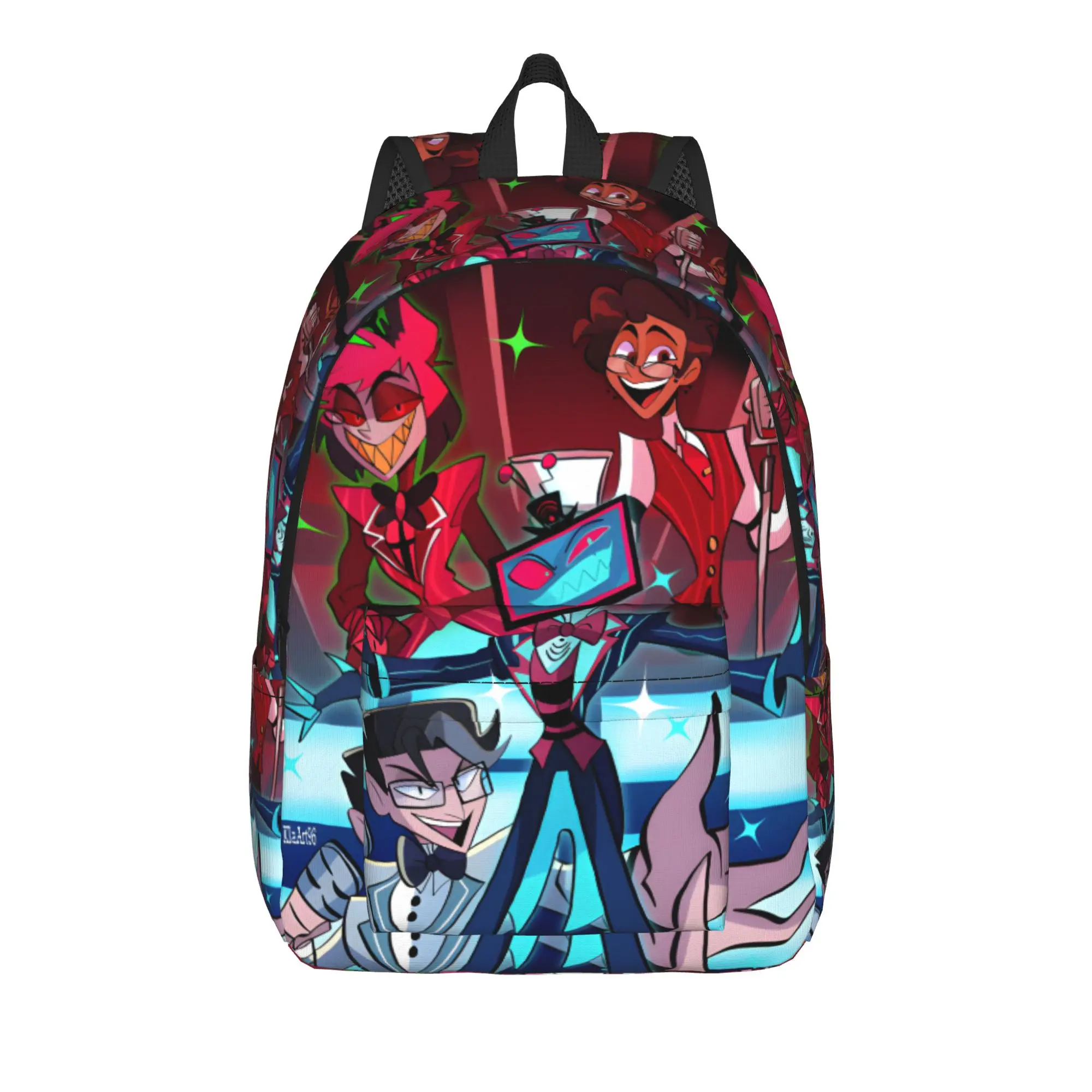 Hazbin Hotels Backpack Vox vs Alastor Streetwear Backpacks Girl Trekking Lightweight High School Bags High Quality Rucksack
Hazbin Hotels Backpack Vox vs Alastor Streetwear Backpacks Girl Trekking Lightweight High School Bags High Quality Rucksack